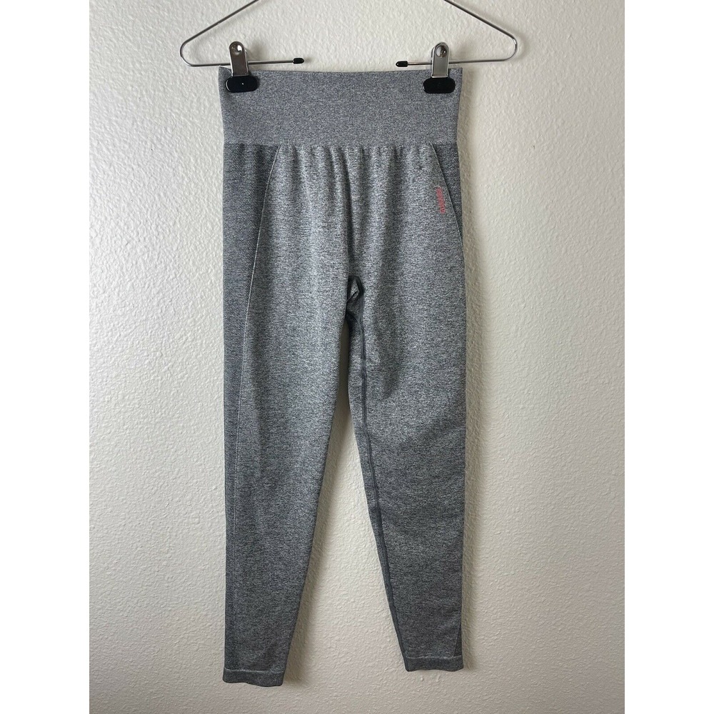 Gymshark Vital High Rise Seamless Leggings Size XS Gray Full Length